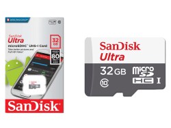 Sandisk micro SDHC 32Gb Ultra Class 10 UHS-I + ADP (48/10 MB/s)